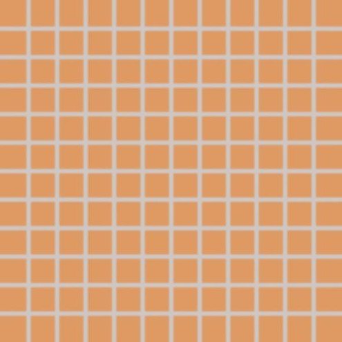 Мозаика Rako Pool GDM02150 (2,5x2,5), цвет оранжевый, поверхность матовая, квадрат, 300x300