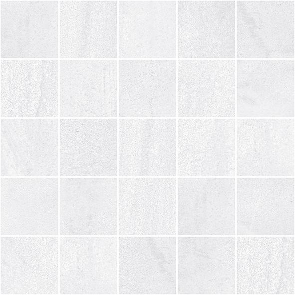 Мозаика Laparet Metallica Декор мозаичный светлый MM34033, цвет белый, поверхность матовая, квадрат, 250x250