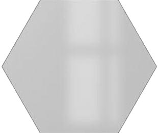 Керамическая плитка Wow Subway Lab Mini Hexa Liso Ice White Gloss 101183, цвет белый, поверхность глянцевая, шестиугольник, 150x173