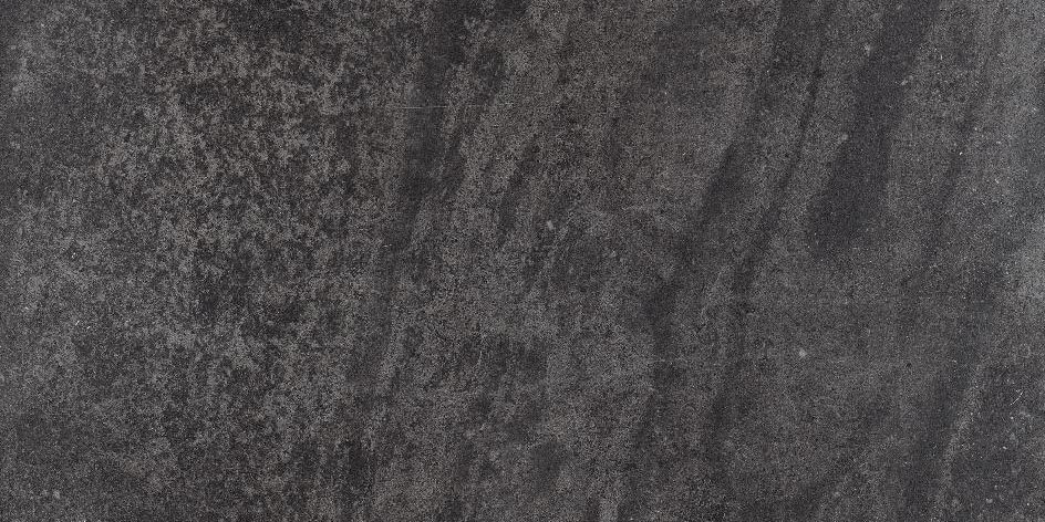 Керамогранит Piemme Uniquestone Nite Nat. Ret. 01712, цвет чёрный, поверхность матовая, прямоугольник, 300x600