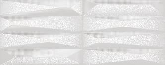 Декоративные элементы Ibero Intuition Dec. Jewel White A S-46, цвет белый, поверхность глянцевая, прямоугольник, 200x500