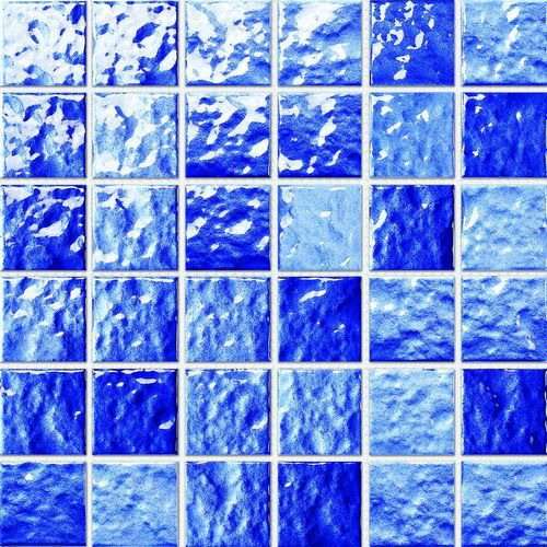 Мозаика NS Mosaic PW4848-21, цвет синий, поверхность глянцевая, квадрат, 306x306