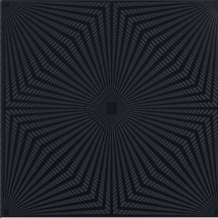 Керамическая плитка Aranda Civic Negro, цвет чёрный, поверхность матовая, квадрат, 333x333