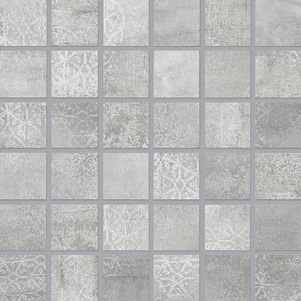 Мозаика Jasba Ronda Mosaik Zement-Mix 43201H, цвет серый, поверхность матовая, квадрат, 297x297