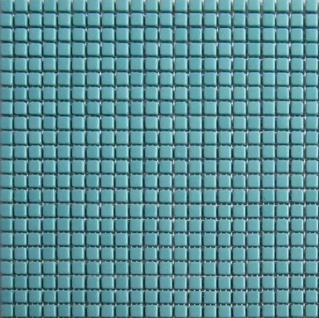 Мозаика Lace Mosaic SS 53, цвет бирюзовый, поверхность глянцевая, квадрат, 315x315