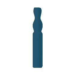 Спецэлементы Cinca Color Line Ocean Blue Boiserie Angle 0443/002, цвет синий, поверхность глянцевая, квадрат, 120x20