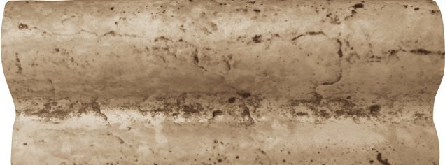 Бордюры Pastorelli Marmi Antichi Torello Alabastro, цвет коричневый, поверхность структурированная, прямоугольник, 45x100