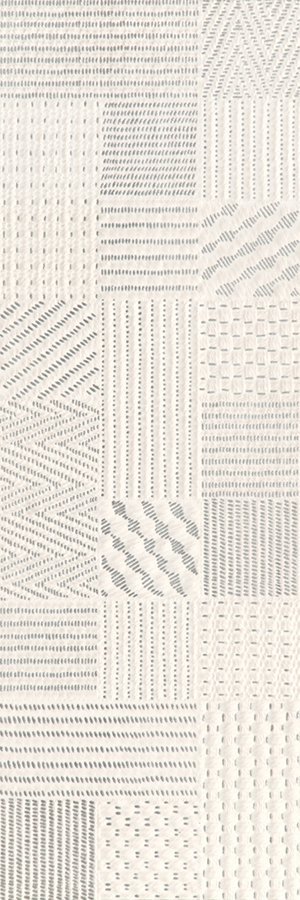 Керамическая плитка Sant Agostino Metropaper 3D-01 CSAME3DP01, цвет бежевый, поверхность матовая 3d (объёмная), прямоугольник, 250x750