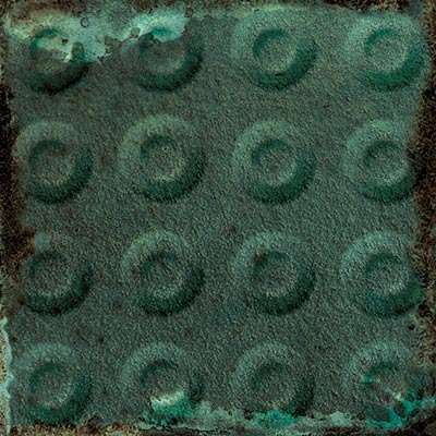 Керамогранит Vives Luca Picos Jade-B, цвет зелёный, поверхность матовая рельефная, квадрат, 200x200