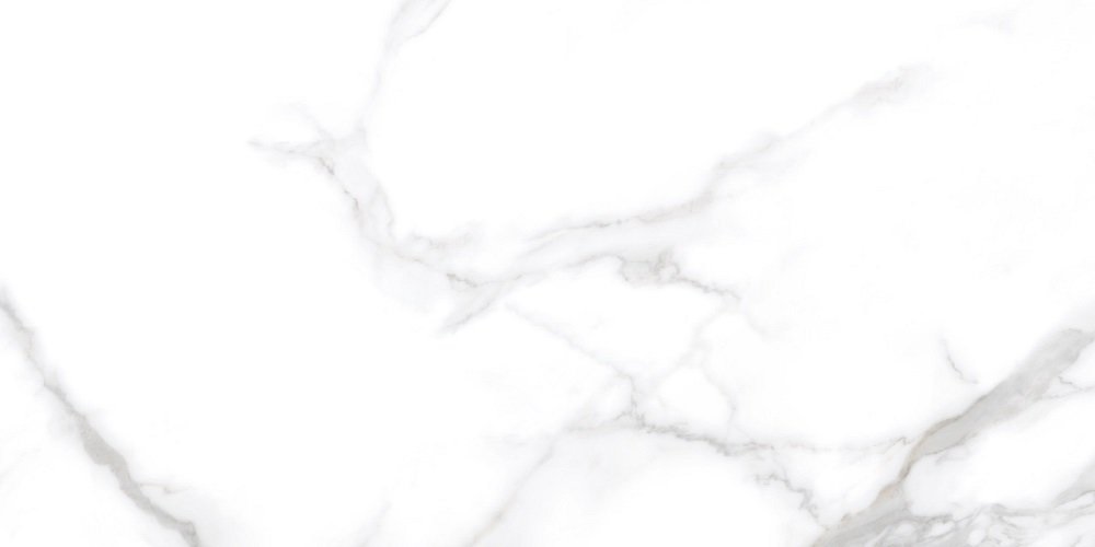 Широкоформатный керамогранит Realistik Luxury Calacatta, цвет белый, поверхность матовая, прямоугольник, 750x1500