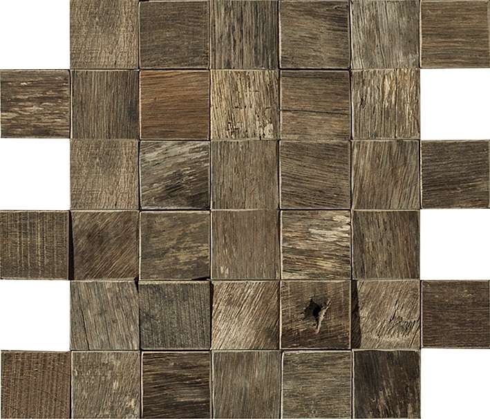 Мозаика L'Antic Colonial Wood Square Antique L241710161, цвет коричневый, поверхность матовая, квадрат, 297x297