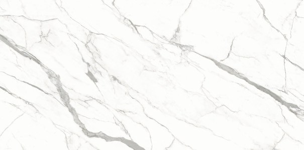 Керамогранит Ariostea Ultra Marmi Bianco Statuario Lucidato Shiny UM6L157583, цвет белый, поверхность полированная, прямоугольник, 750x1500