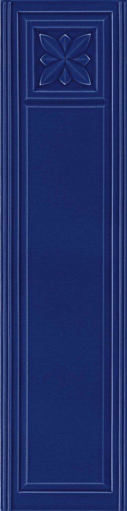 Декоративные элементы Grazia Epoque Medici Cobalt Craquele MED9, цвет синий, поверхность глянцевая, прямоугольник, 200x800