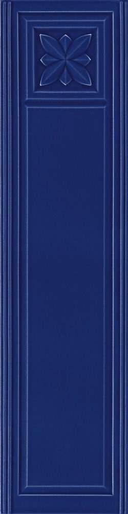 Декоративные элементы Grazia Epoque Medici Cobalt Craquele MED9, цвет синий, поверхность глянцевая, прямоугольник, 200x800