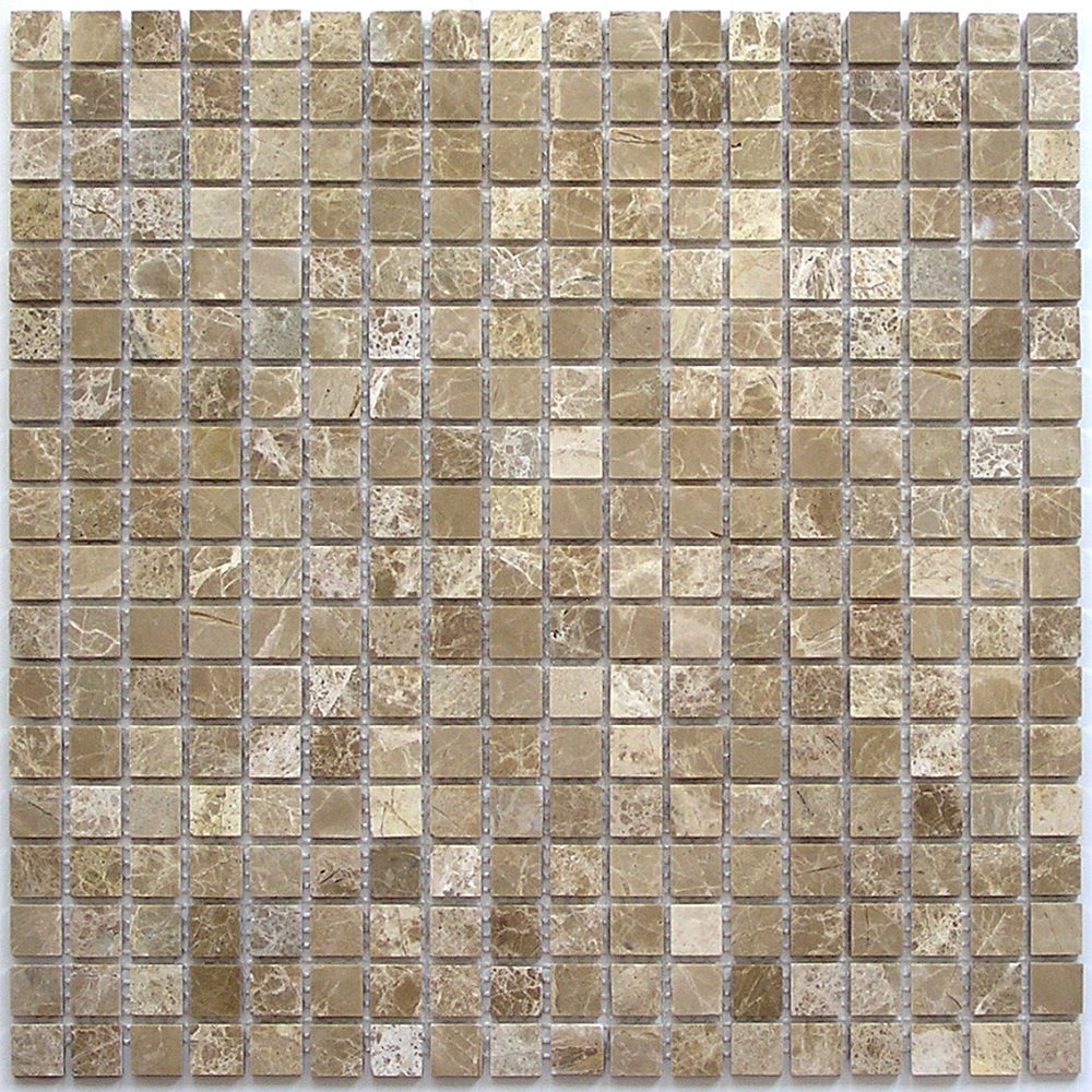 Мозаика Bonaparte Bonaparte Madrid-15 Slim Pol, цвет бежевый, поверхность полированная, квадрат, 305x305