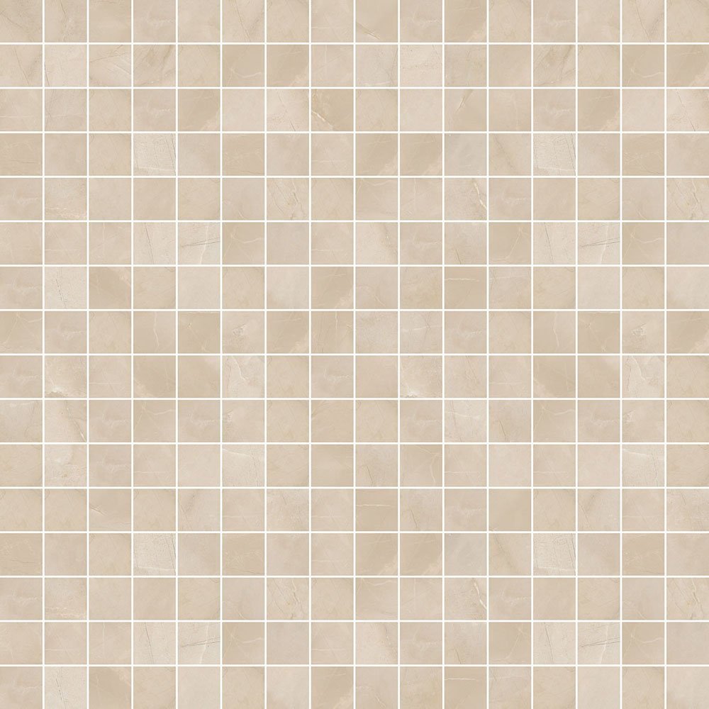 Мозаика ABK Mos.Art Sahara Cream Lux 1SL09103, цвет бежевый, поверхность глянцевая, квадрат, 300x300