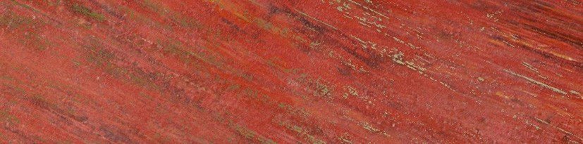 Керамогранит Brennero Rosso Coraggio 15, цвет красный, поверхность лаппатированная, прямоугольник, 150x600