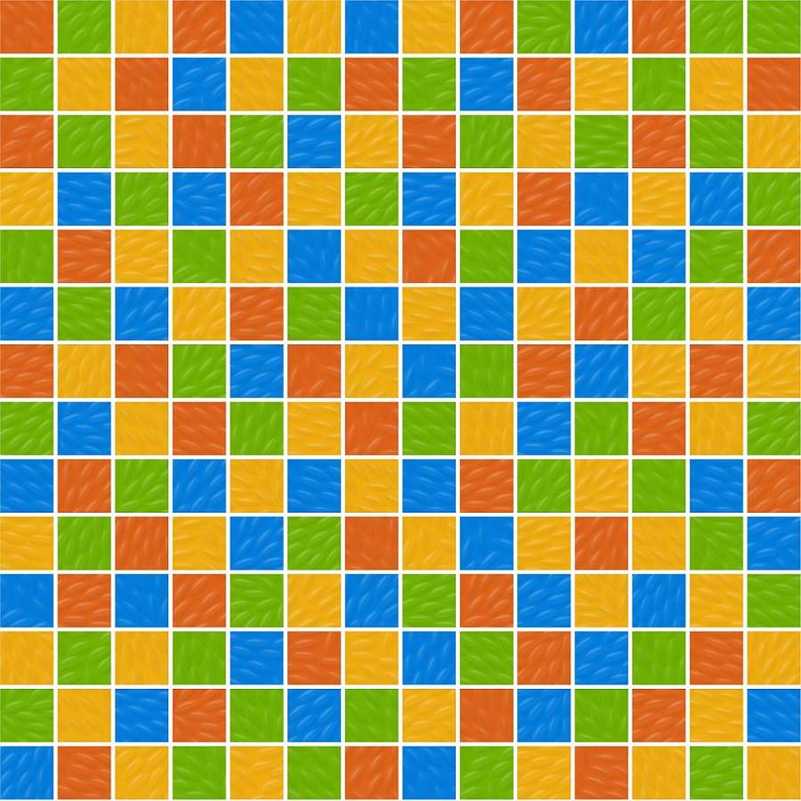 Мозаика Керамин Фреско 3 Мозайка, цвет разноцветный, поверхность глянцевая, квадрат, 300x300