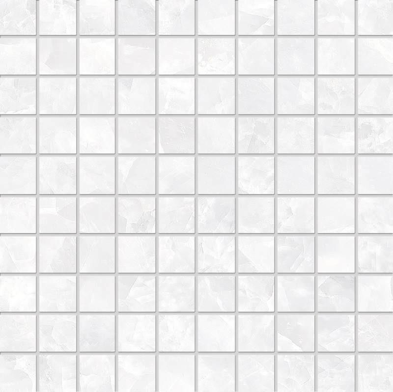 Мозаика Emilceramica (Acif) Tele Di Marmo Revolution Mosaico 3X3 Thassos Lapp EHPA, цвет белый, поверхность лаппатированная, квадрат, 300x300