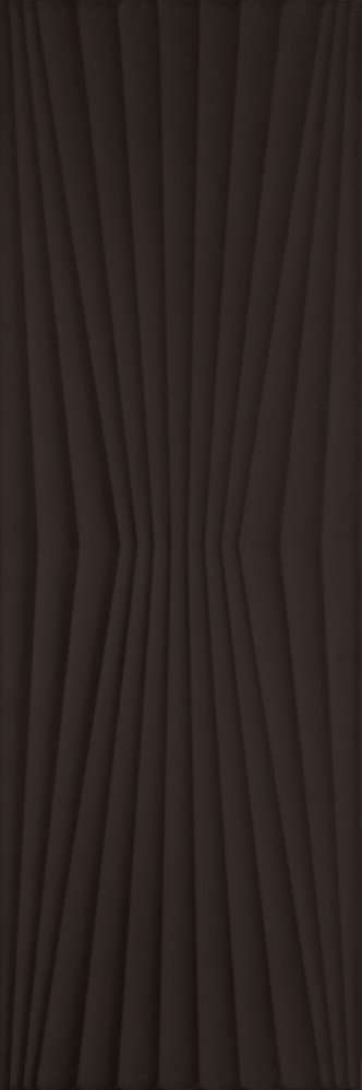 Керамическая плитка Paradyz Margarita Nero Sciana A Struktura Rekt., цвет чёрный, поверхность глянцевая, прямоугольник, 325x977