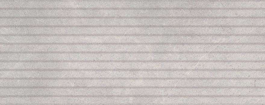 Керамическая плитка Porcelanosa Savannah Acero Deco 100330259, цвет серый, поверхность матовая 3d (объёмная), прямоугольник, 596x1500