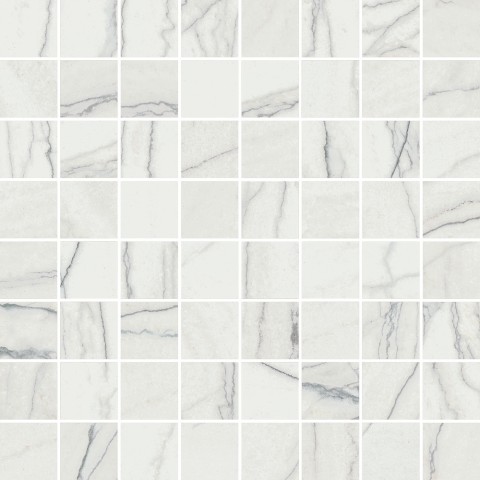 Мозаика Italon Charme Advance Platinum Mosaico Lux 610110000761, цвет белый, поверхность полированная, квадрат, 292x292