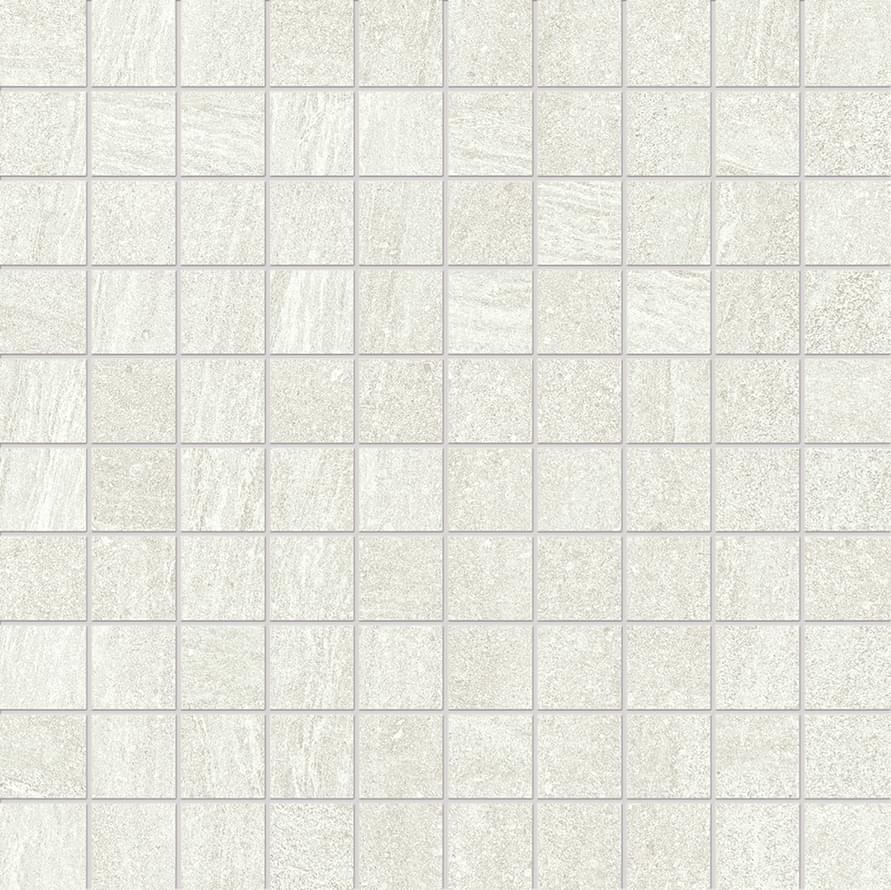 Мозаика Ergon Elegance Pro Mosaico White Naturale EK9J, цвет белый, поверхность матовая, квадрат, 300x300