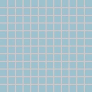 Мозаика Rako Color Two GDM02003 (2,5x2,5), цвет голубой, поверхность матовая, квадрат, 300x300