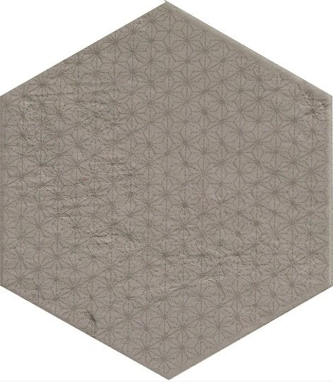 Декоративные элементы Cir Mat C Dec Zinc Esagona 1055471, цвет серый, поверхность матовая, прямоугольник, 240x277