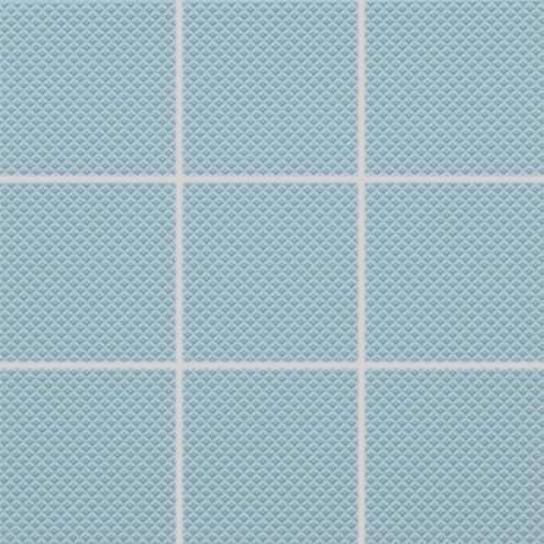 Мозаика Rako Color Two GRS0K603 (10x10), цвет голубой, поверхность структурированная, квадрат, 300x300