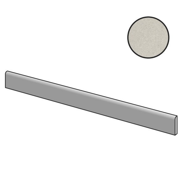 Бордюры Piemme Stone Focus Batt. Grigio N/R 01071, цвет серый, поверхность натуральная, прямоугольник, 80x600
