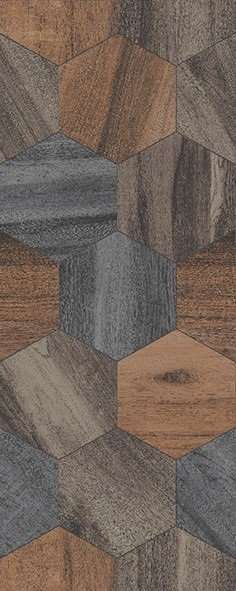 Керамическая плитка Керамин Миф 1, цвет коричневый, поверхность матовая, прямоугольник, 200x500