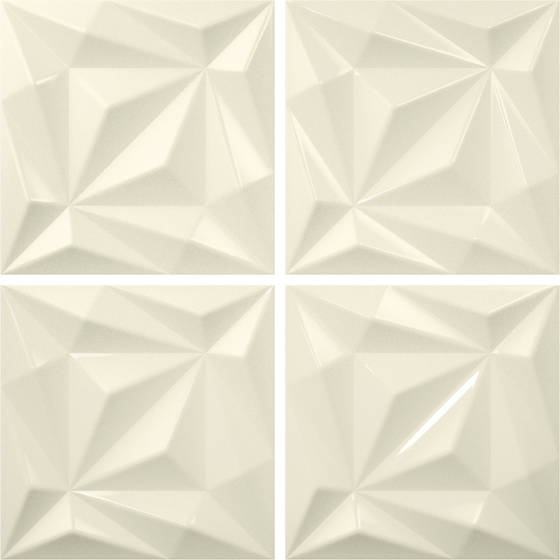 Керамическая плитка Baldocer Iggy Nora Pergamon, цвет бежевый, поверхность глянцевая, квадрат, 150x150