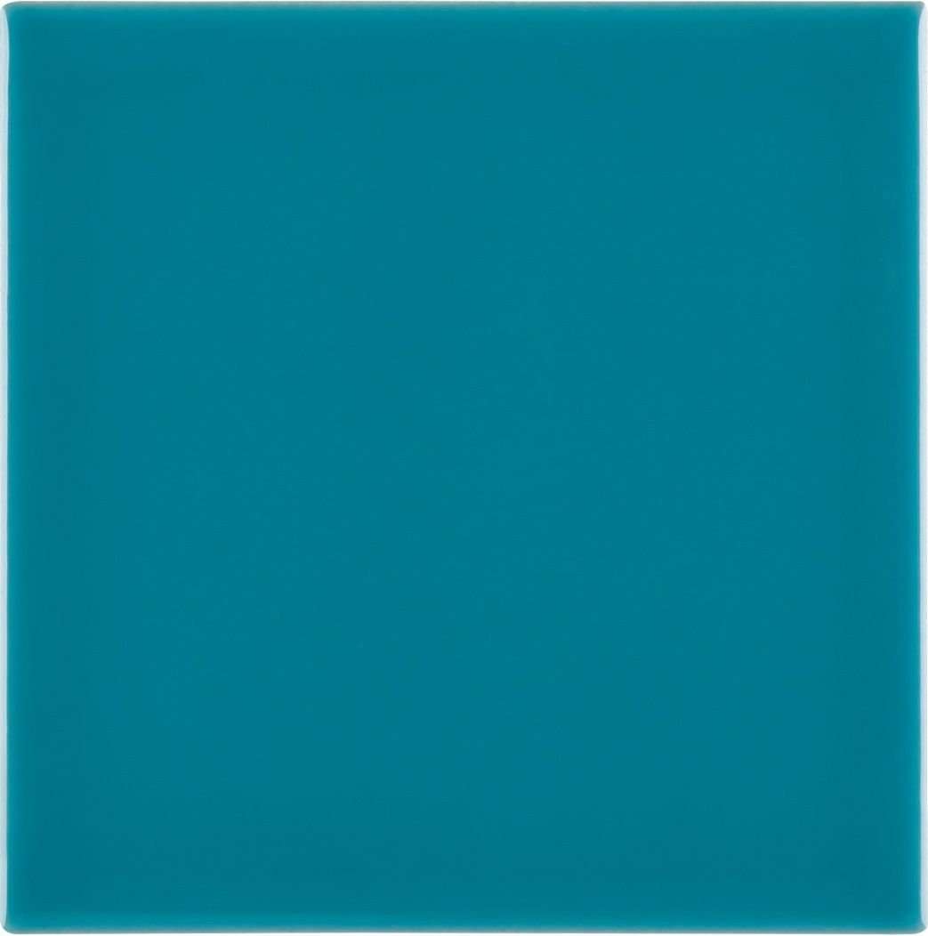 Керамическая плитка Adex ADRI1013 Liso Altea Blue, цвет бирюзовый, поверхность глянцевая, квадрат, 100x100