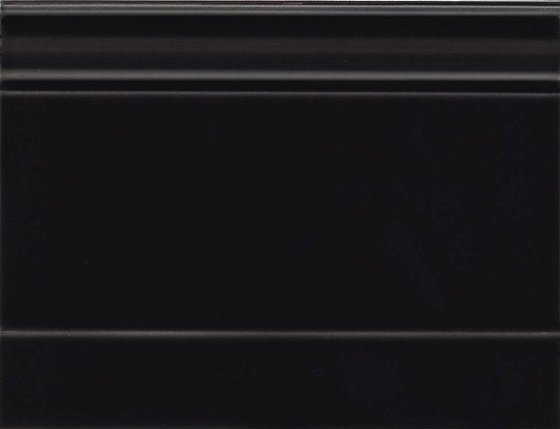 Бордюры Grazia Formae Zoccolo Ebony ZO200, цвет чёрный, поверхность глянцевая, прямоугольник, 200x260