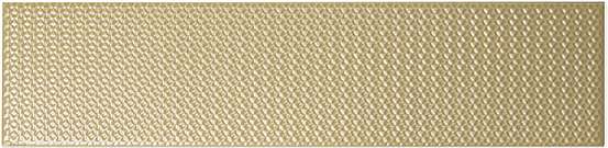 Керамическая плитка Wow Texiture Pattern Mix Brass 127938, цвет золотой, поверхность 3d (объёмная), под кирпич, 62x250