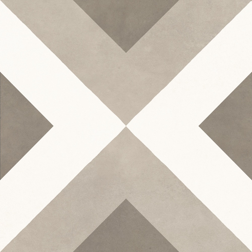 Керамическая плитка Creto Fresh 3 01-10-4-15-00-69-4208, цвет белый коричневый бежевый, поверхность матовая, квадрат, 200x200