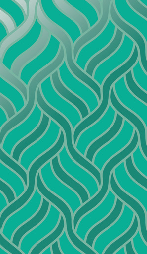 Декоративные элементы Cinca Color Line Sea Green Dynasty 0441/020, цвет бирюзовый, поверхность глянцевая, прямоугольник, 320x550