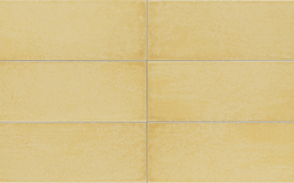 Керамическая плитка Iris Maiolica Ocra 754980, цвет оранжевый, поверхность глянцевая, прямоугольник, 100x300