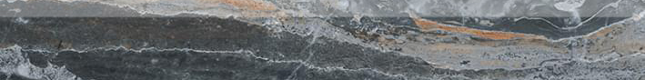 Бордюры Vitra Bergamo Плинтус Антрацит Лпр Рект K946623LPR01VTE0, цвет чёрный, поверхность лаппатированная, прямоугольник, 75x600