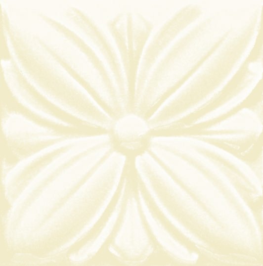 Вставки Grazia Melange Tozzetto Alloro Butter TA2, цвет слоновая кость, поверхность глянцевая, квадрат, 65x65