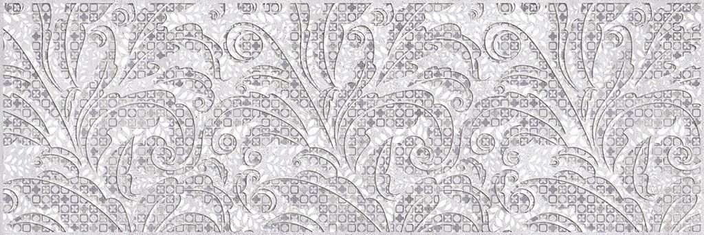 Декоративные элементы Нефрит керамика Декор Пьемонт Серый 04-01-1-17-03-06-833-0, цвет серый, поверхность матовая, прямоугольник, 200x600