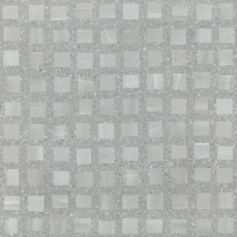 Декоративные элементы Piemme Bits&Pieces Quad Steel Grain Lev. Ret. 01346, цвет серый, поверхность полированная, квадрат, 600x600