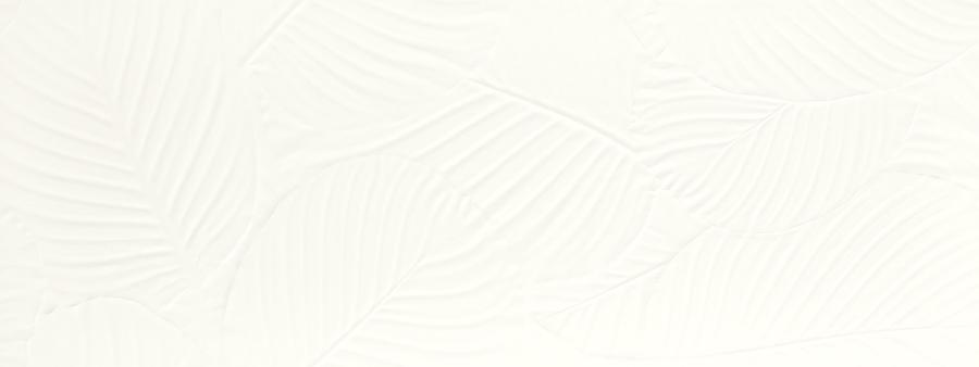 Керамическая плитка Love Tiles Genesis Palm White Matt, цвет белый, поверхность матовая, прямоугольник, 450x1200