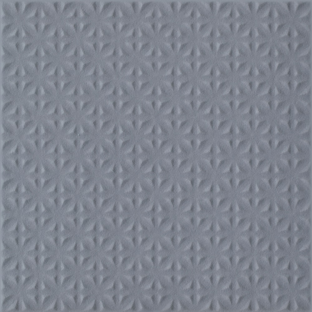 Керамогранит Paradyz Gammo Grafit Gres Szkl. Struktura, цвет серый, поверхность структурированная, квадрат, 198x198