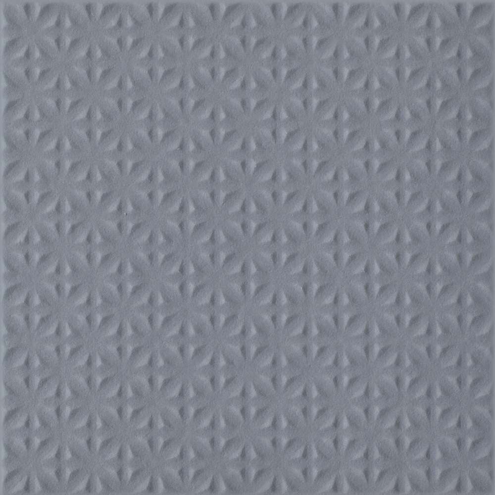 Керамогранит Paradyz Gammo Grafit Gres Szkl. Struktura, цвет серый, поверхность структурированная, квадрат, 198x198