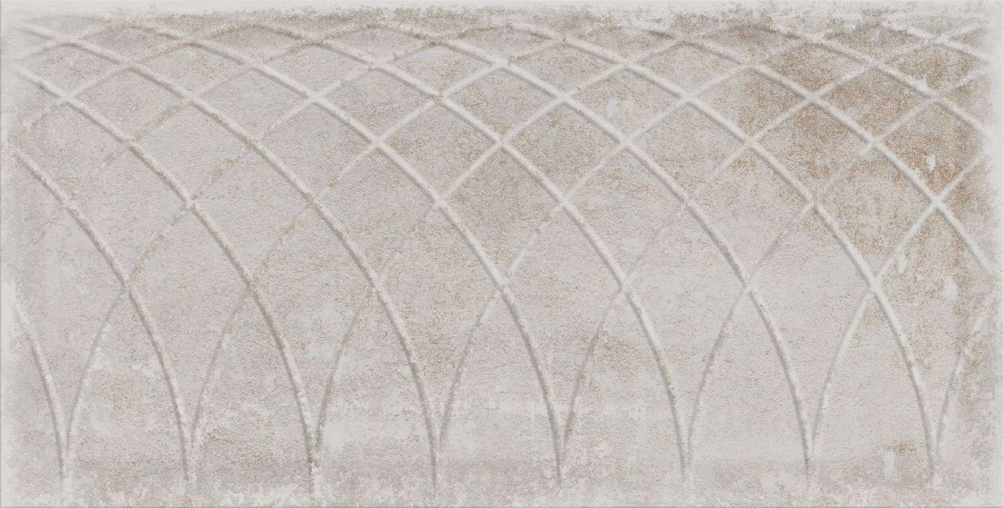 Керамогранит Atlantic Tiles Serra Curves Oxide Whites, цвет серый, поверхность матовая, прямоугольник, 450x900
