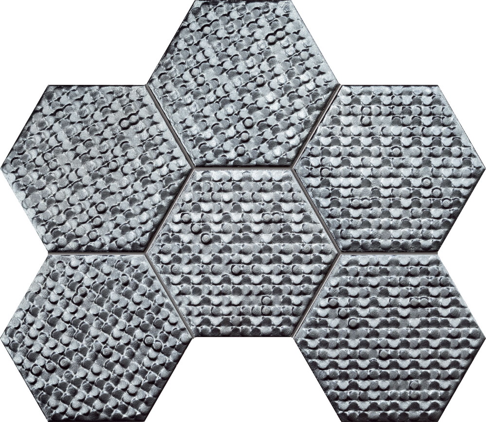 Мозаика Tubadzin Terraform Mozaika 1, цвет серый, поверхность структурированная, прямоугольник, 221x289