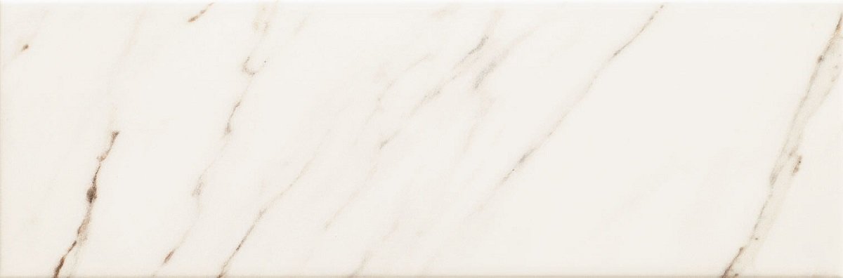 Керамическая плитка Tubadzin W-Carilla White, цвет слоновая кость, поверхность глянцевая, прямоугольник, 148x448