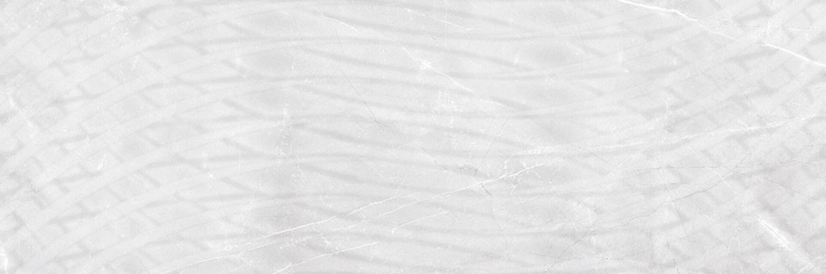 Керамическая плитка Gravita Armani Smoke Across, цвет белый, поверхность матовая рельефная, прямоугольник, 300x900